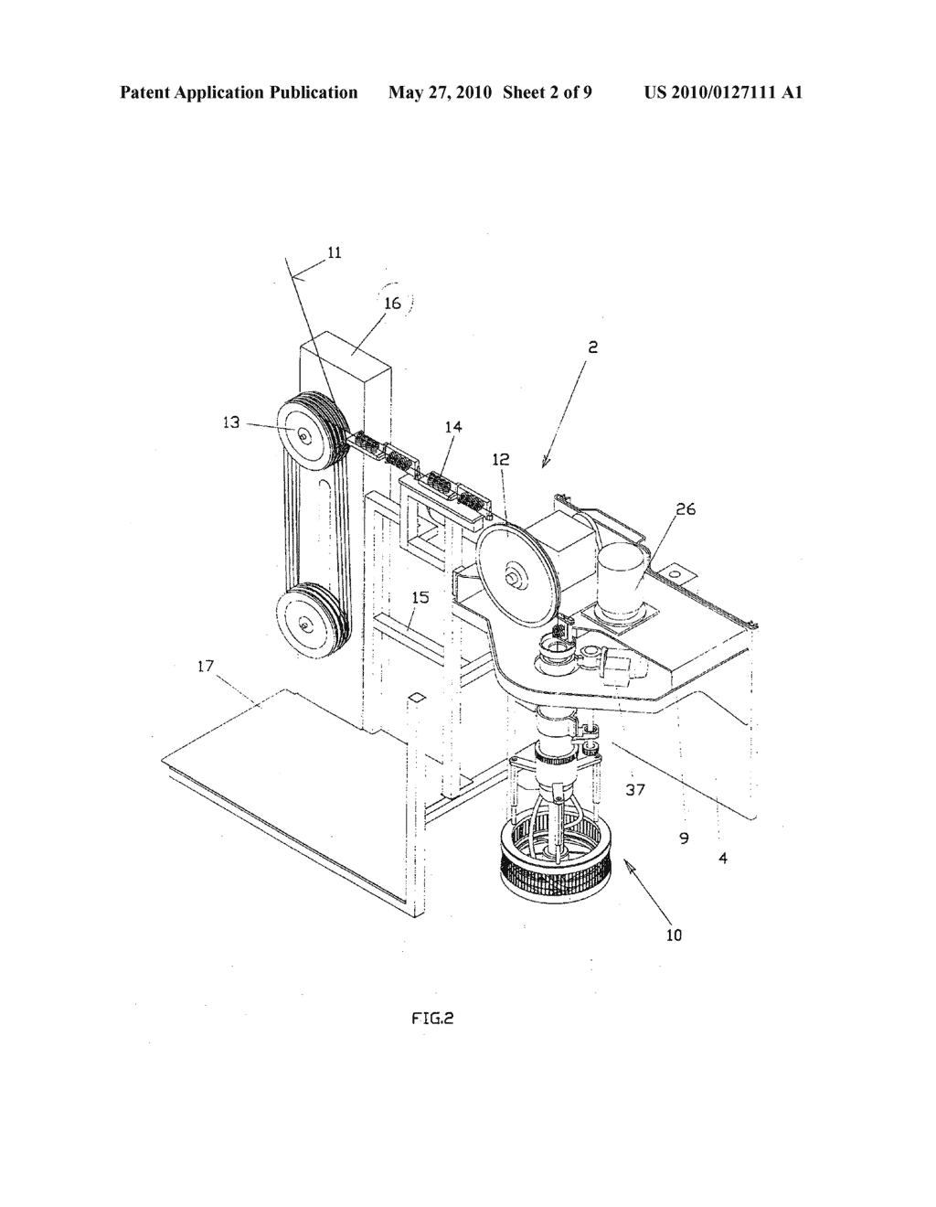 Wire depositing apparatus - diagram, schematic, and image 03