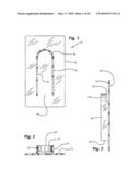 LUG-MOUNT SYSTEM FOR FREE STANDING DISPLAY STAND ARM diagram and image