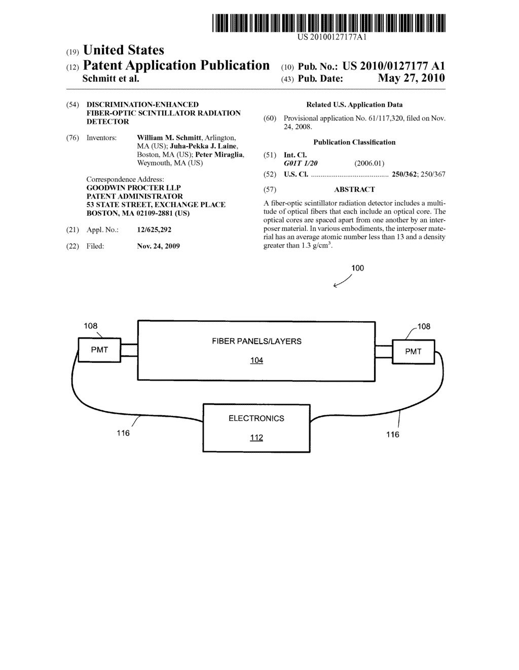 DISCRIMINATION-ENHANCED FIBER-OPTIC SCINTILLATOR RADIATION DETECTOR - diagram, schematic, and image 01