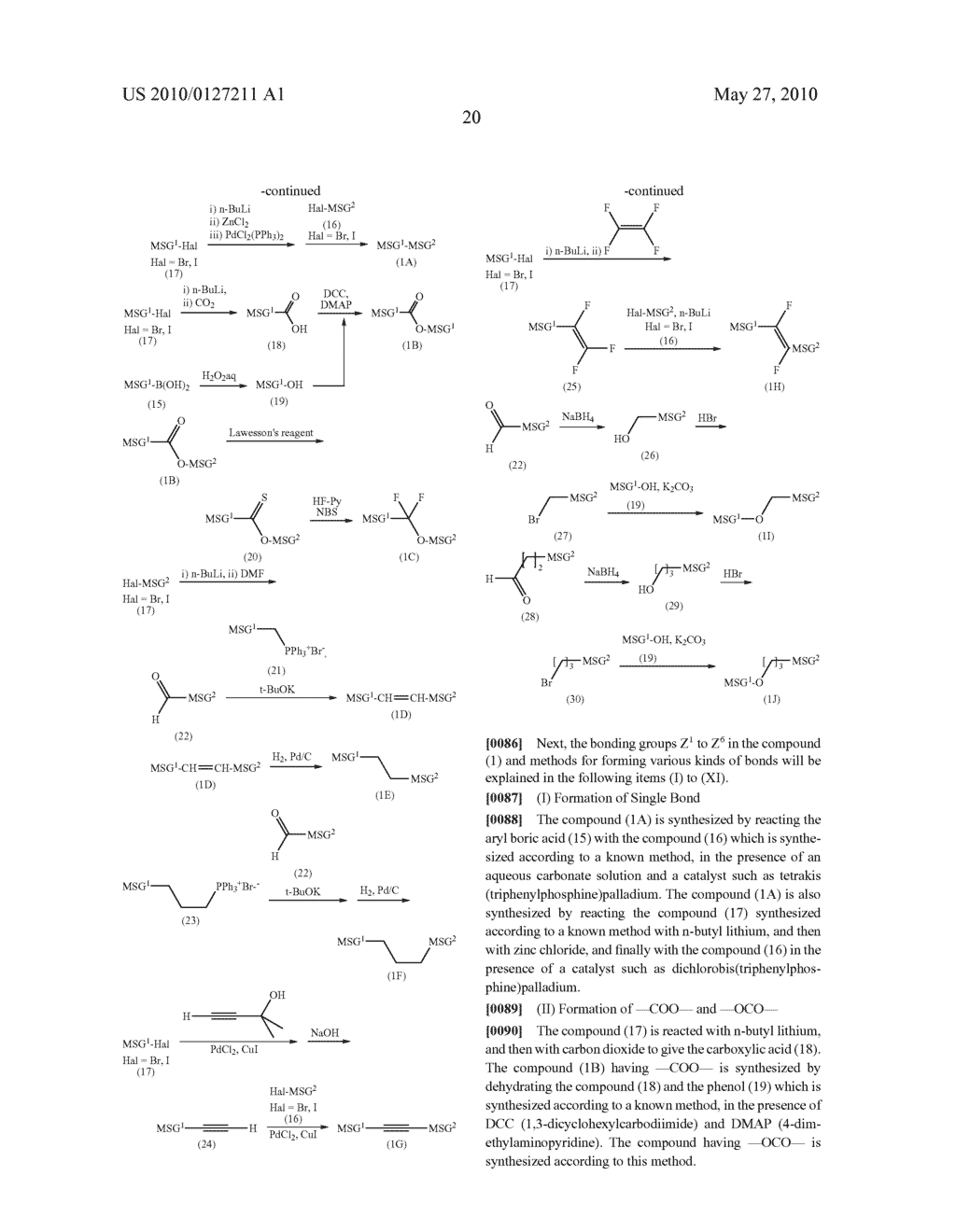 FIVE-RING LIQUID CRYSTAL COMPOUND HAVING CF20 BONDING GROUP, LIQUID CRYSTAL COMPOSITION, AND LIQUID CRYSTAL DISPLAY DEVICE - diagram, schematic, and image 21