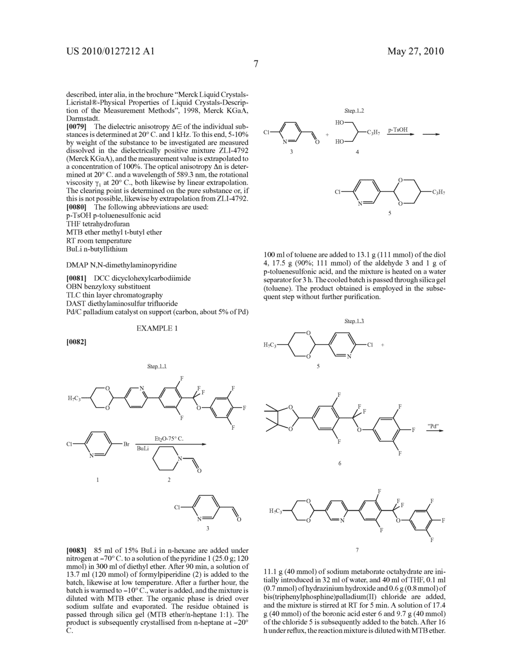 PYRIDINE COMPOUNDS FOR LIQUID-CRYSTALLINE MIXTURES - diagram, schematic, and image 08