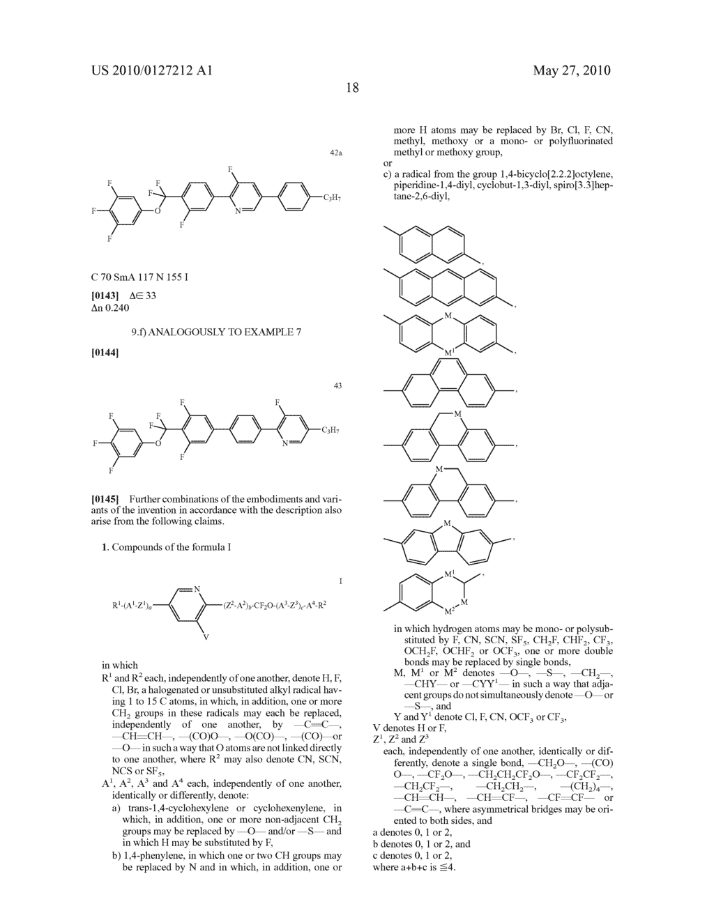 PYRIDINE COMPOUNDS FOR LIQUID-CRYSTALLINE MIXTURES - diagram, schematic, and image 19