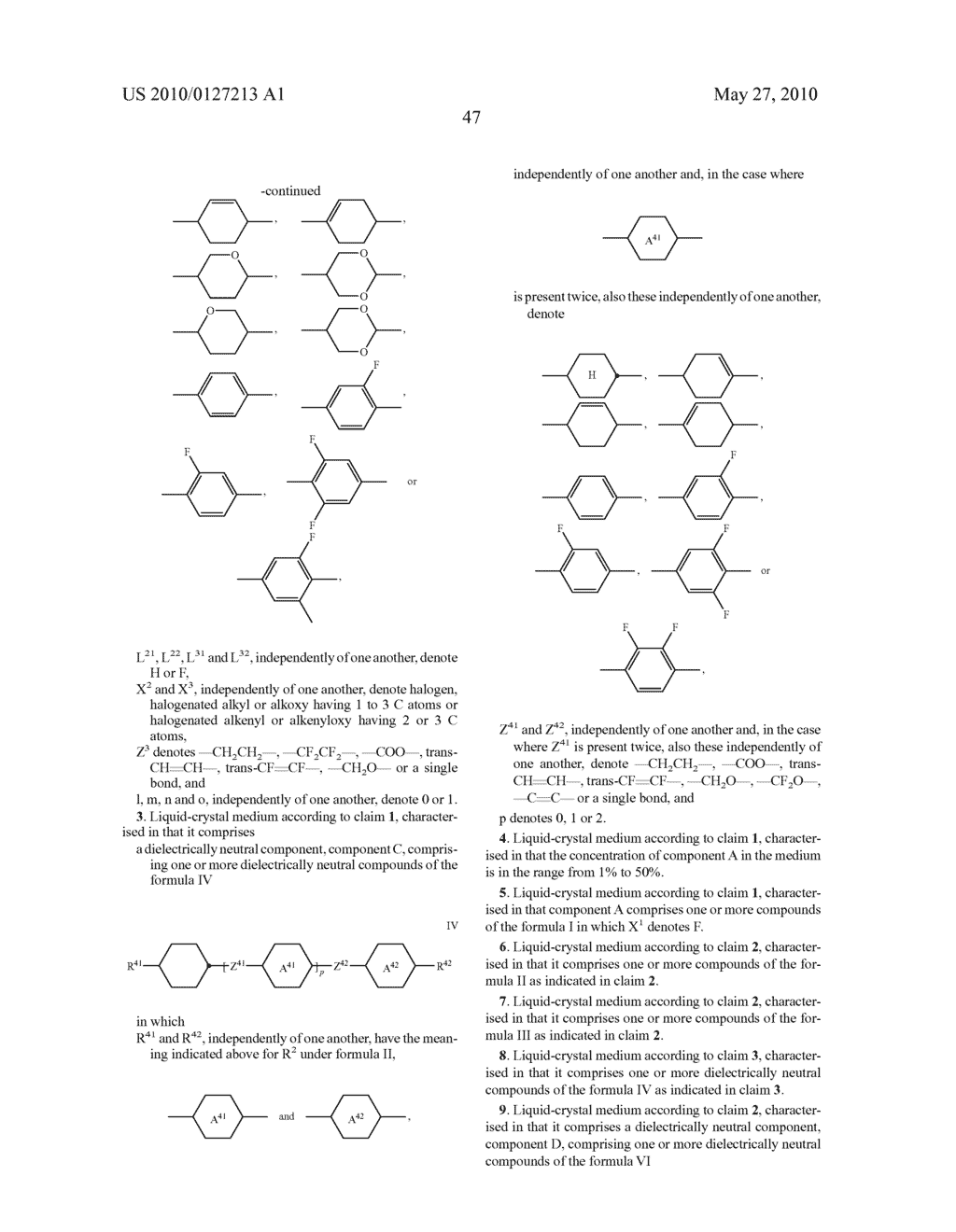 LIQUID CRYSTALLINE MEDIUM AND LIQUID CRYSTAL DISPLAY - diagram, schematic, and image 48