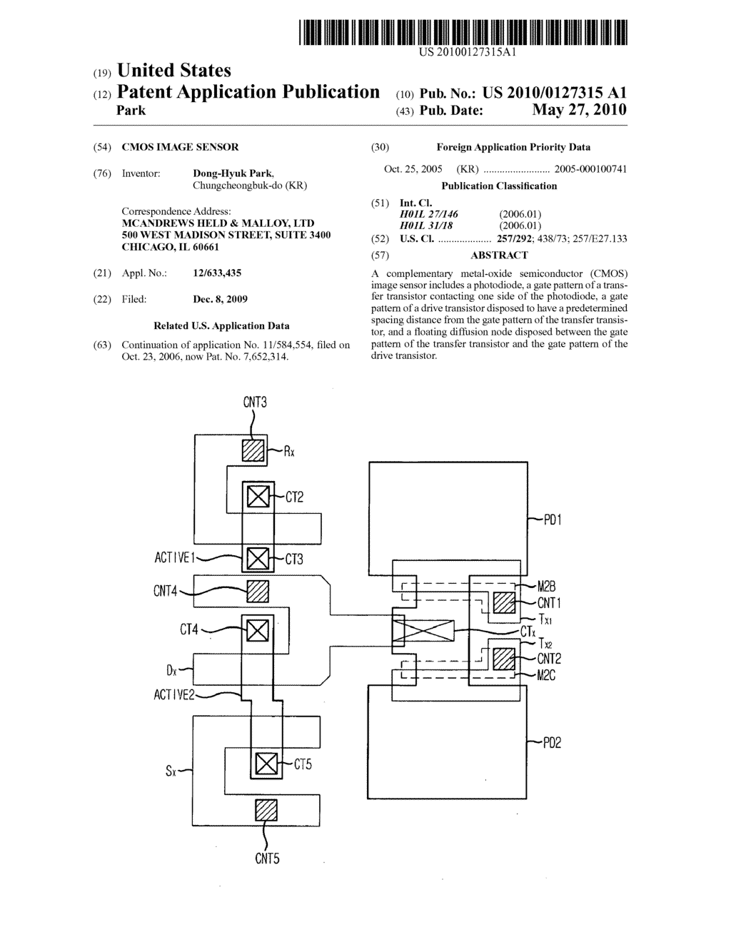 CMOS IMAGE SENSOR - diagram, schematic, and image 01