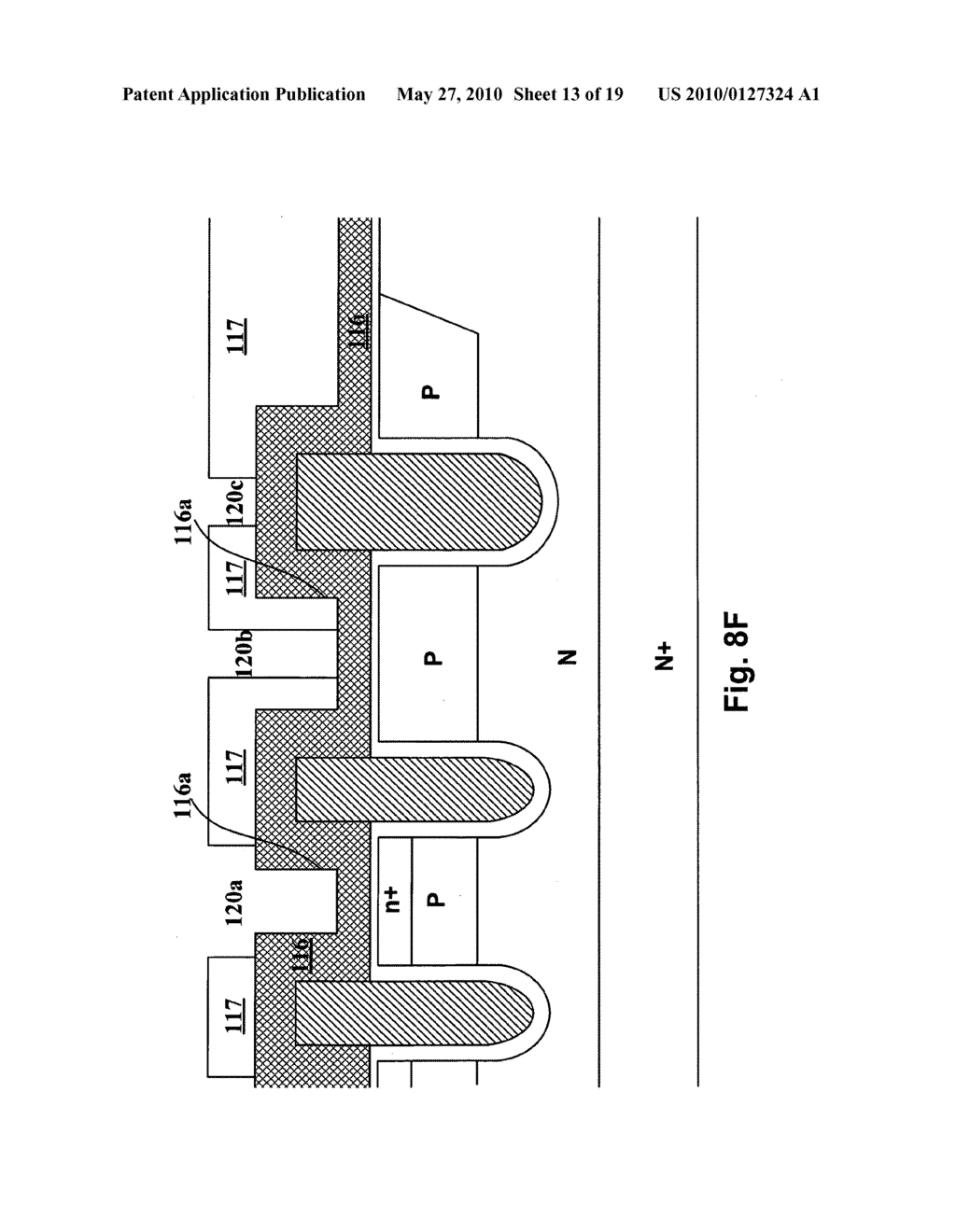 Trench MOSFET with terrace gate and self-aligned source trench contact - diagram, schematic, and image 14