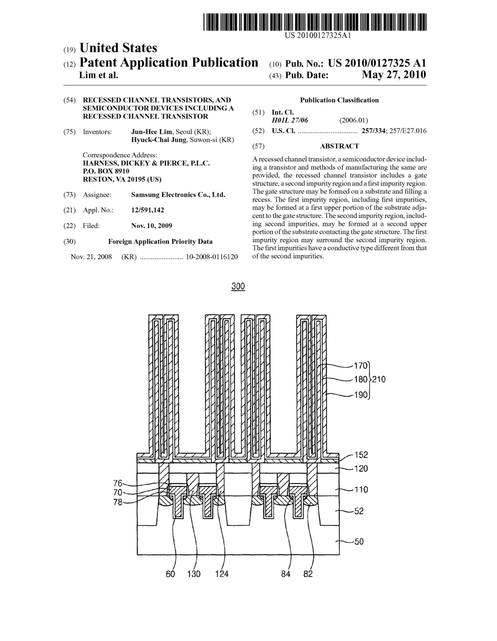 Recessed channel transistors, and semiconductor devices including a recessed channel transistor - diagram, schematic, and image 01