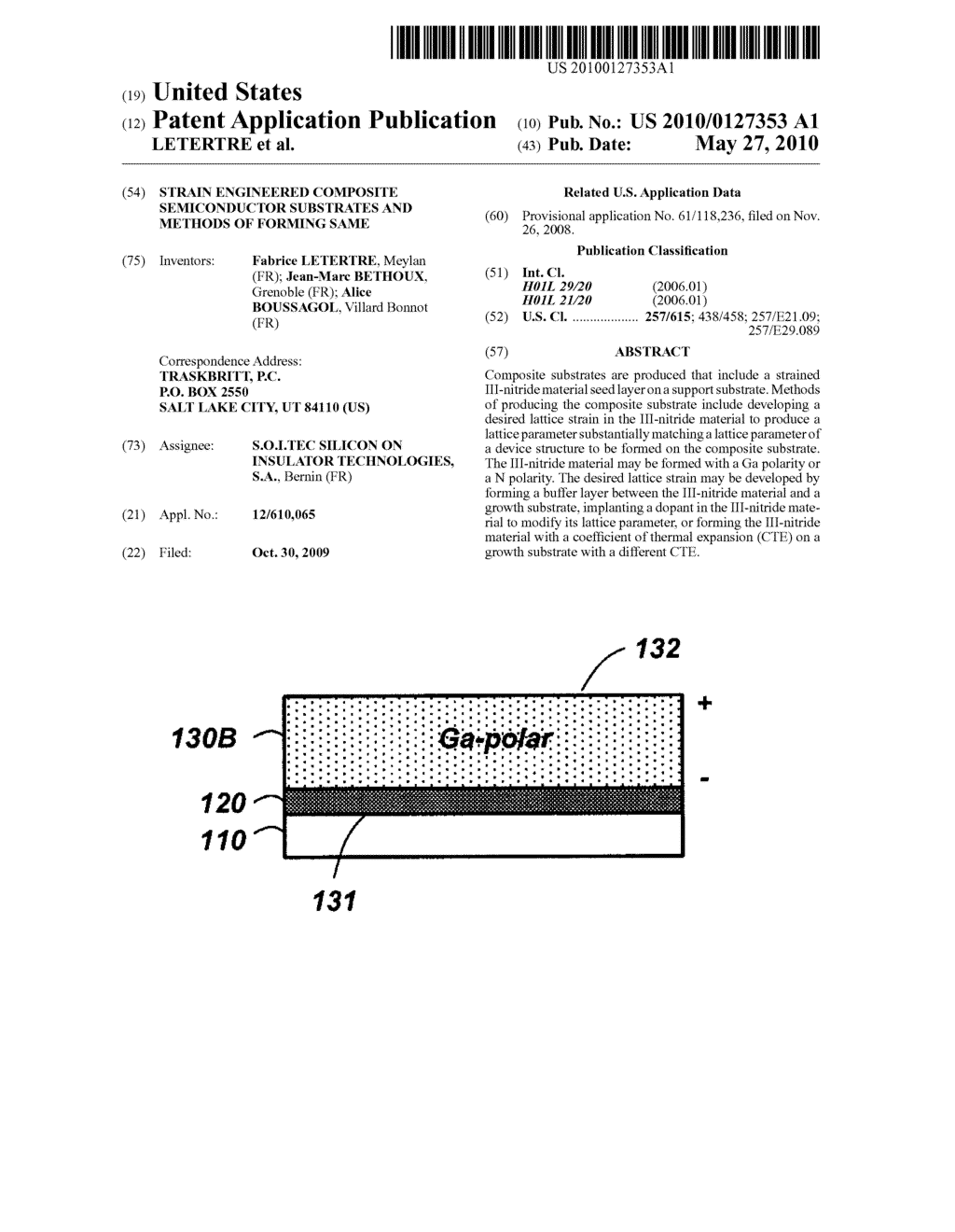 STRAIN ENGINEERED COMPOSITE SEMICONDUCTOR SUBSTRATES AND METHODS OF FORMING SAME - diagram, schematic, and image 01