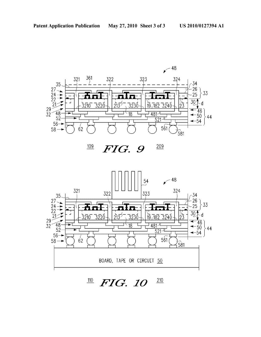 THROUGH SUBSTRATE VIAS FOR BACK-SIDE INTERCONNECTIONS ON VERY THIN SEMICONDUCTOR WAFERS - diagram, schematic, and image 04