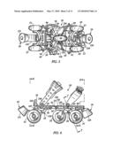 Roller skate and wheel trucks therefor diagram and image