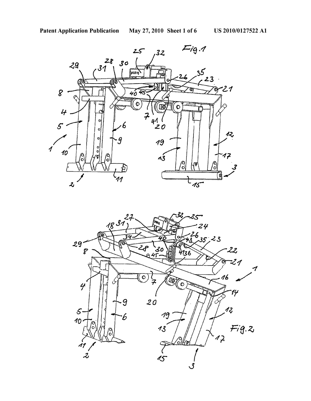 Gripping assembly, especially scissor-type clamp, including control mechanism - diagram, schematic, and image 02