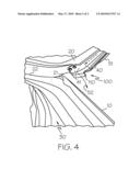 Hatchback Door Water Management Brackets diagram and image