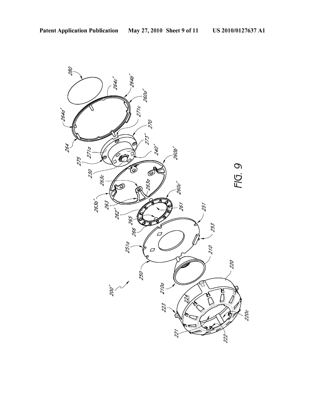 REMOVABLE LED LIGHT ASSEMBLY FOR USE IN A LIGHT FIXTURE ASSEMBLY - diagram, schematic, and image 10