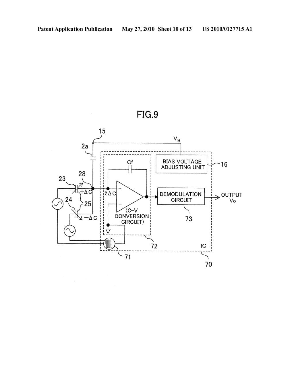 SEMICONDUCTOR PHYSICAL QUANTITY SENSOR AND CONTROL DEVICE USING THE SAME - diagram, schematic, and image 11