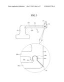 CANTILEVER-TYPE MICRO CONTACT PROBE WITH HINGE STRUCTURE diagram and image