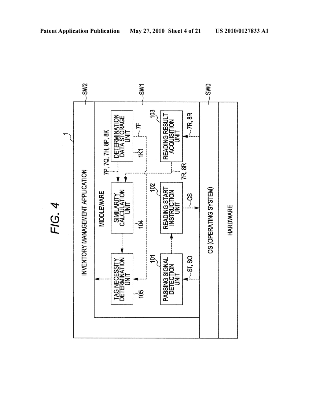 IC TAG READING NECESSITY DETERMINATION METHOD, IC TAG READING NECESSITY DETERMINATION APPARATUS AND COMPUTER-READABLE MEDIUM STORING A PROGRAM - diagram, schematic, and image 05