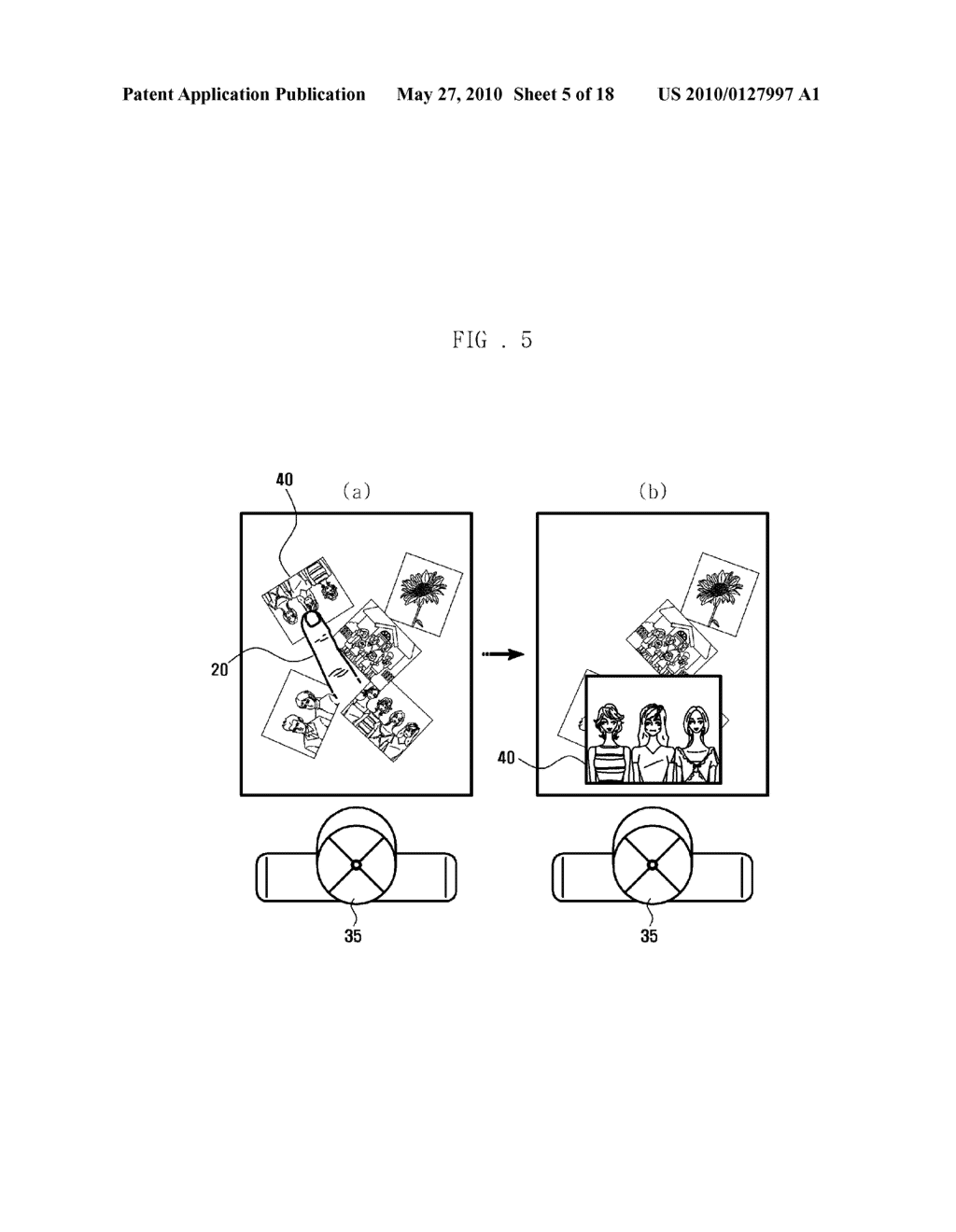 DEVICE AND METHOD FOR PROVIDING A USER INTERFACE - diagram, schematic, and image 06