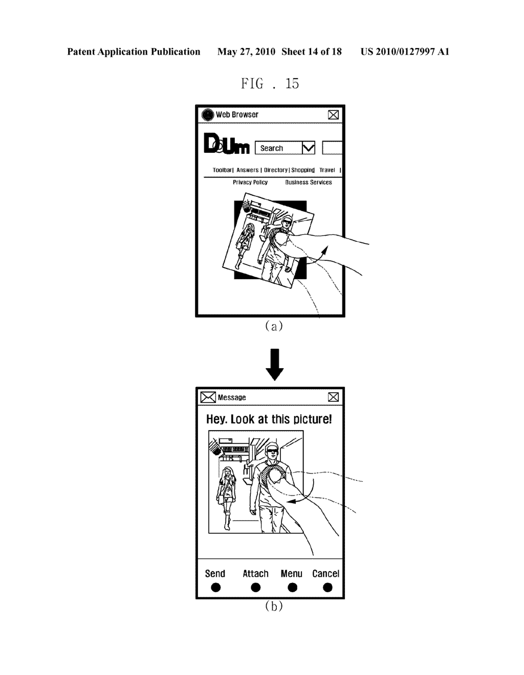 DEVICE AND METHOD FOR PROVIDING A USER INTERFACE - diagram, schematic, and image 15