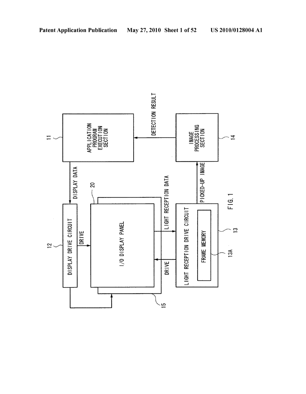 IMAGE PICKUP DEVICE, DISPLAY-AND-IMAGE-PICKUP DEVICE, ELECTRONIC APPARATUS AND METHOD OF DETECTING AN OBJECT - diagram, schematic, and image 02