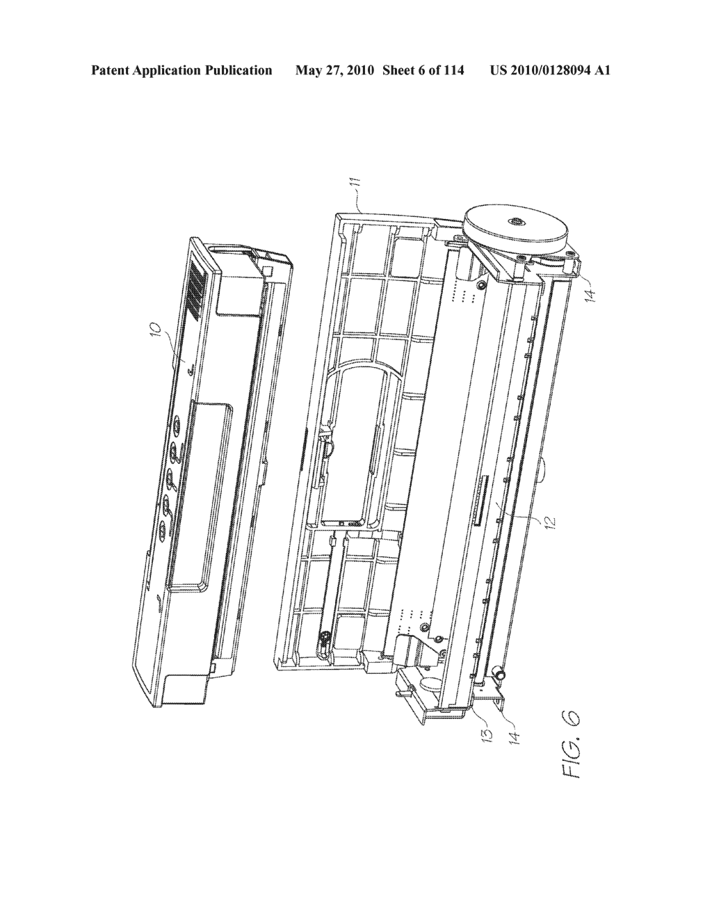 Print Engine With A Refillable Printer Cartridge And Ink Refill Port - diagram, schematic, and image 07