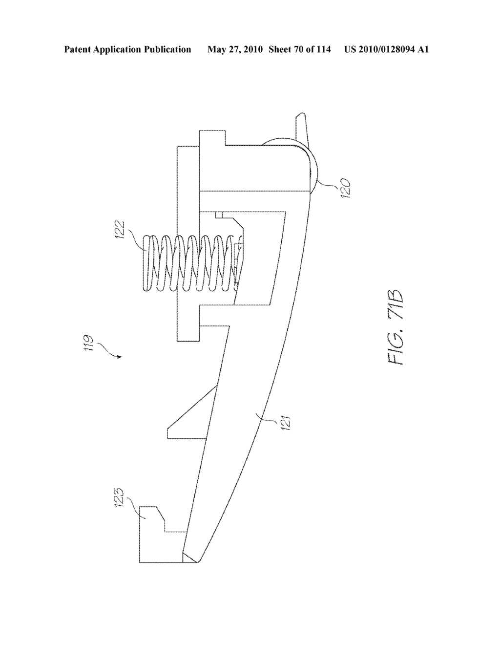 Print Engine With A Refillable Printer Cartridge And Ink Refill Port - diagram, schematic, and image 71