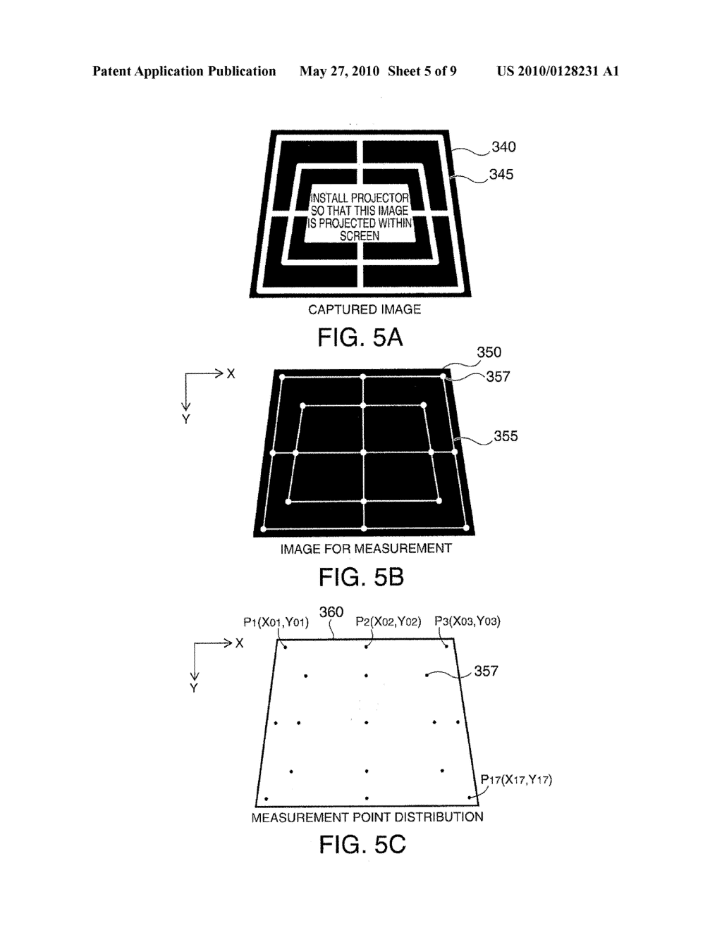 PROJECTION-TYPE DISPLAY APPARATUS AND METHOD FOR PERFORMING PROJECTION ADJUSTMENT - diagram, schematic, and image 06