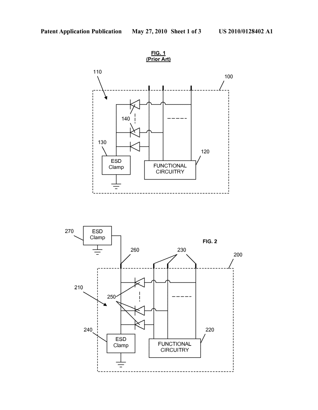 INTEGRATED CIRCUIT, ELECTRONIC DEVICE AND ESD PROTECTION THEREFOR - diagram, schematic, and image 02