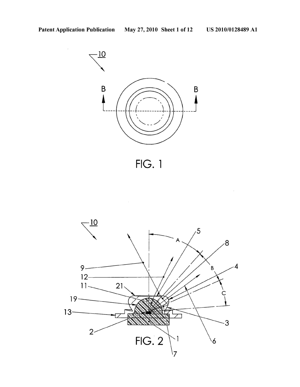 LED DEVICE FOR WIDE BEAM GENERATION - diagram, schematic, and image 02