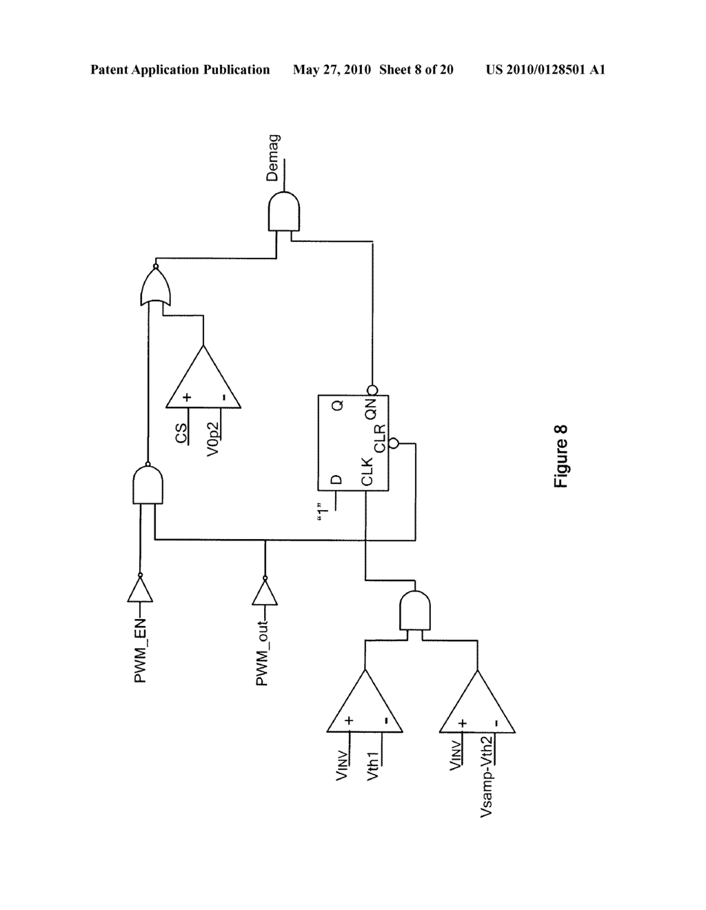 SYSTEMS AND METHODS FOR CONSTANT VOLTAGE MODE AND CONSTANT CURRENT MODE IN FLYBACK POWER CONVERTER WITH PRIMARY-SIDE SENSING AND REGULATION - diagram, schematic, and image 09