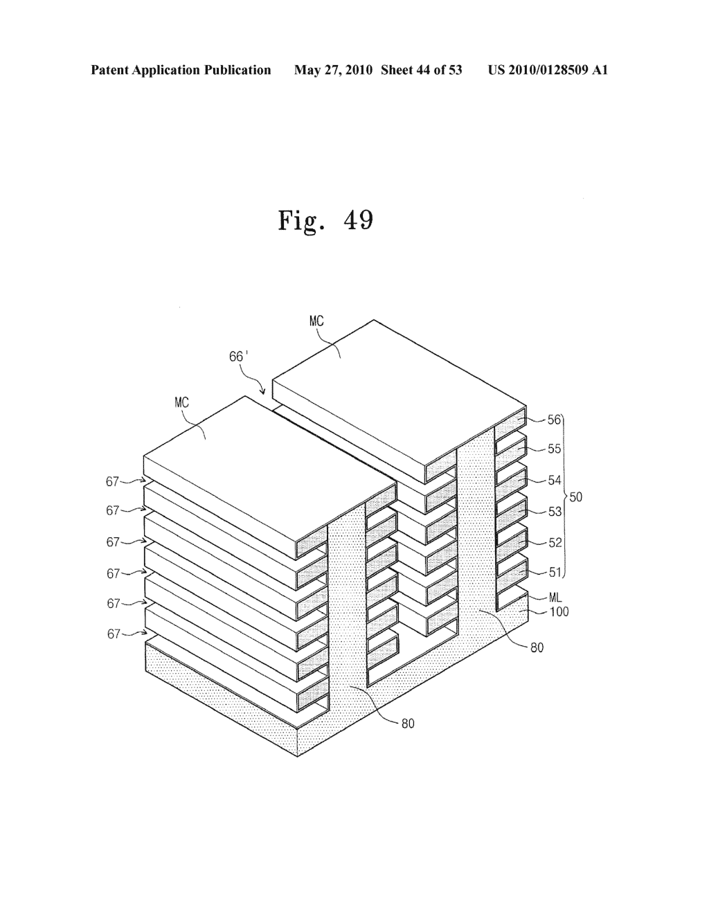 Three-Dimensional Semiconductor Devices and Methods of Operating the Same - diagram, schematic, and image 45