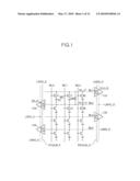 Bit line bridge detecting method in semiconductor memory device diagram and image