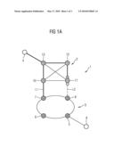 METHOD FOR THE RECONFIGURATION OF A COMMUNICATIONS NETWORK diagram and image