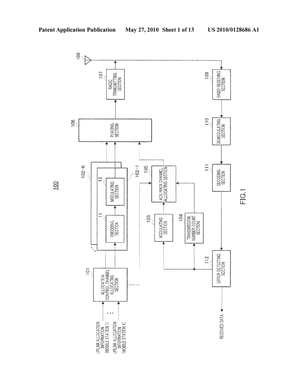 RADIO COMMUNICATION BASE STATION DEVICE AND RESOURCE SHARING METHOD - diagram, schematic, and image 02