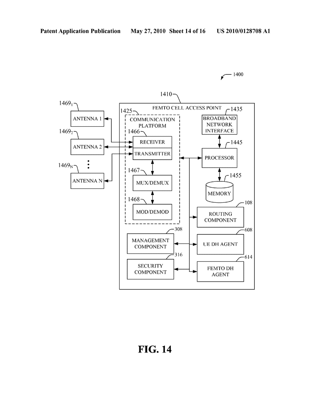 FEMTOCELL LOCAL BREAKOUT MECHANISMS - diagram, schematic, and image 15