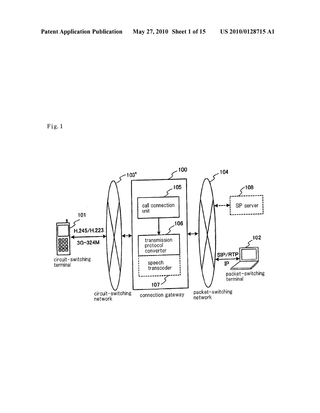 Protocol Conversion System in Media Communication between a Packet-Switching Network and Circuit-Switiching Network - diagram, schematic, and image 02