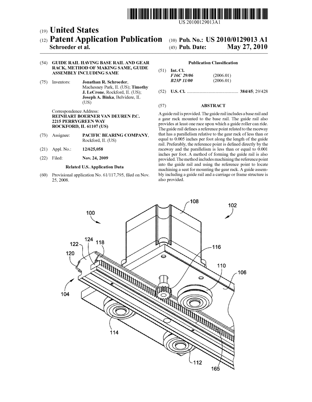 Guide Rail Having Base Rail And Gear Rack, Method Of Making Same, Guide Assembly Including Same - diagram, schematic, and image 01