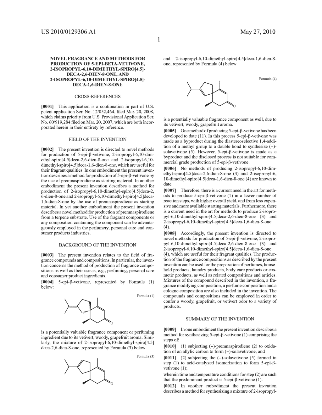 NOVEL FRAGRANCE AND METHODS FOR PRODUCTION OF 5-EPI-BETA-VETIVONE, 2-ISOPROPYL-6,10-DIMETHYL-SPIRO[4.5]DECA-2,6-DIEN-8-ONE, AND 2-ISOPROPYL-6,10-DIMETHYL-SPIRO[4.5]DECA-1,6-DIEN-8-ONE - diagram, schematic, and image 08