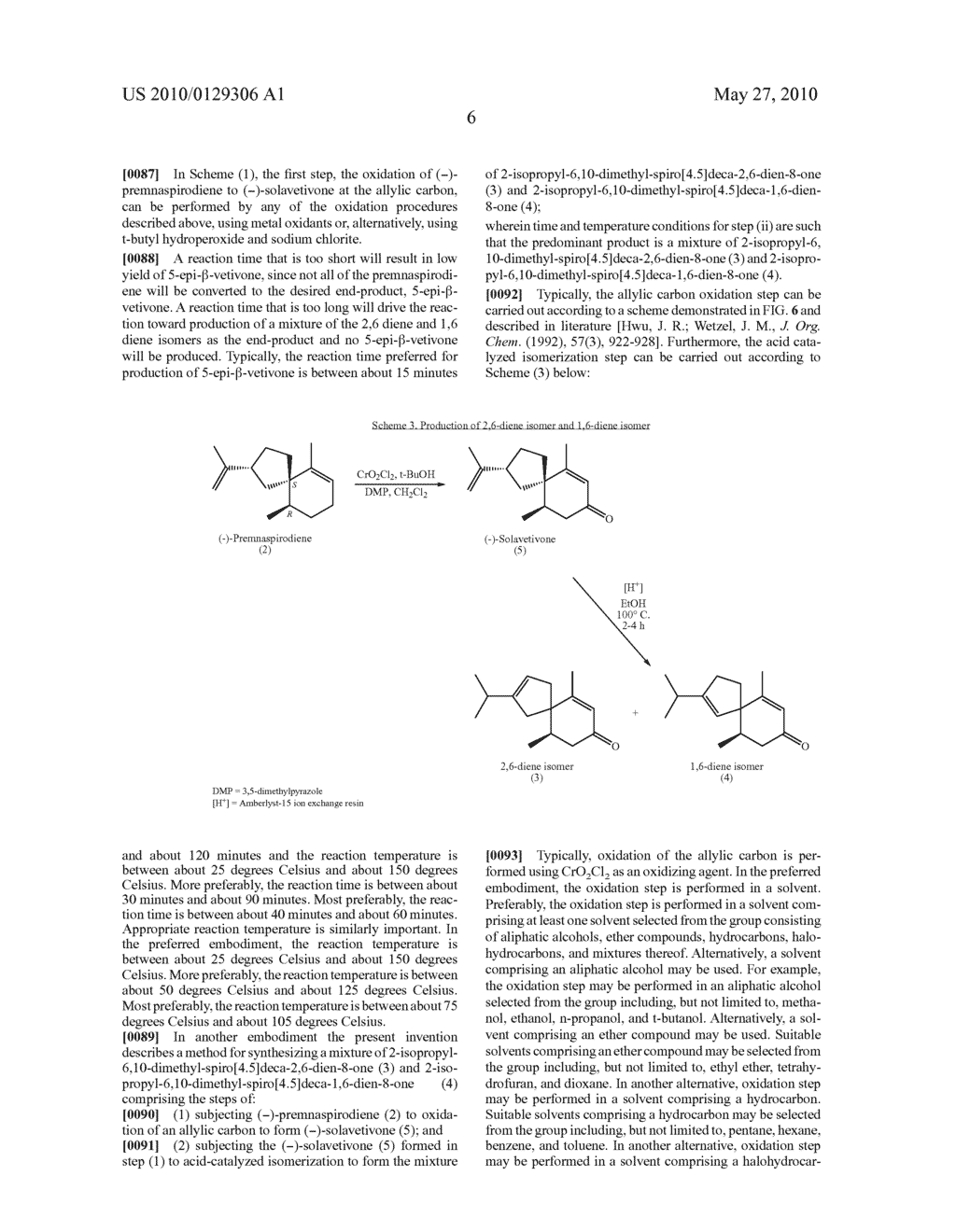 NOVEL FRAGRANCE AND METHODS FOR PRODUCTION OF 5-EPI-BETA-VETIVONE, 2-ISOPROPYL-6,10-DIMETHYL-SPIRO[4.5]DECA-2,6-DIEN-8-ONE, AND 2-ISOPROPYL-6,10-DIMETHYL-SPIRO[4.5]DECA-1,6-DIEN-8-ONE - diagram, schematic, and image 13