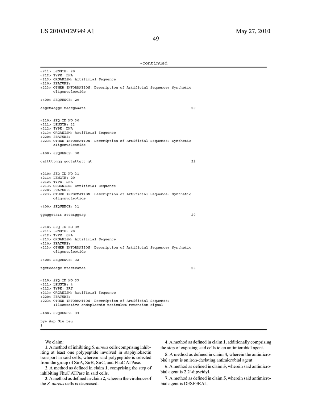 Methods of inhibiting staphylobactin-mediated iron uptake in S. aureus - diagram, schematic, and image 65