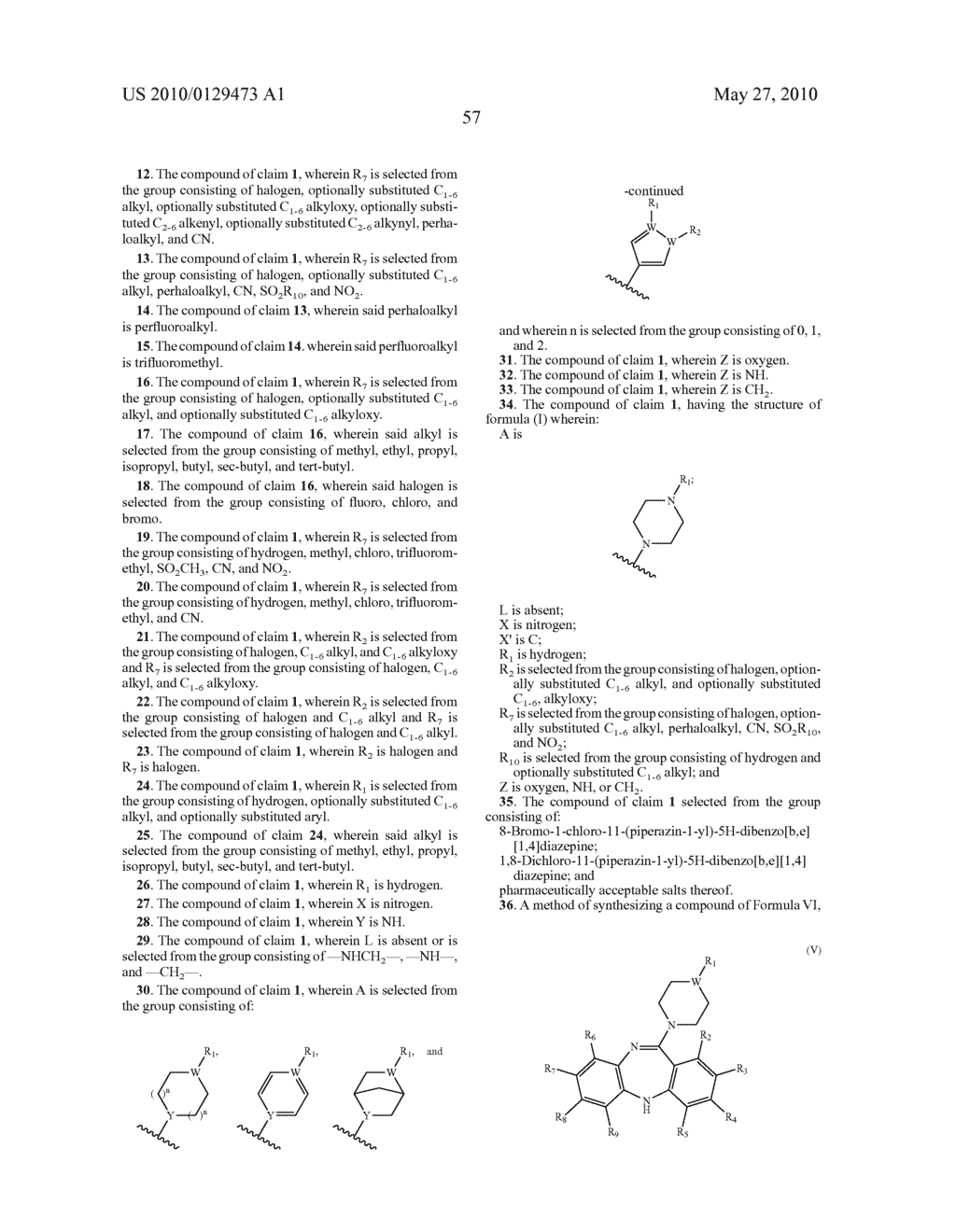 AMINO SUBSTITUTED DIARYL[a,d]CYCLOHEPTENE ANALOGS AS MUSCARINIC AGONISTS AND METHODS OF TREATMENT OF NEUROPSYCHIATRIC DISORDERS - diagram, schematic, and image 58