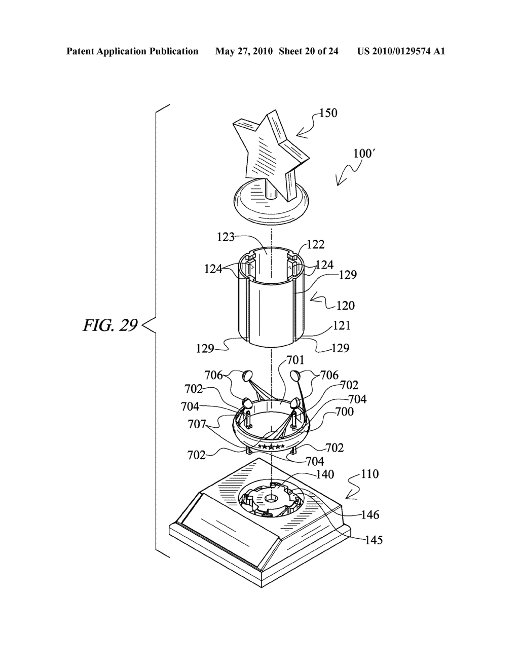 Trophy Assembly with Twist Connector - diagram, schematic, and image 21