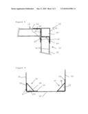 Method for Manufacturing an Object from a Sandwich Structure Having a Reinforced Corner and an Object of this Type diagram and image