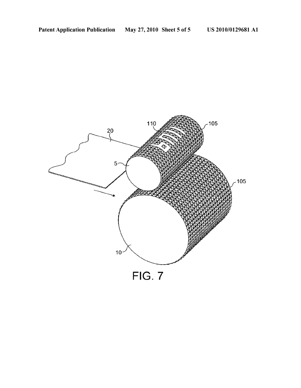 Apparatus and method for producing embossed paper or laminated metallic foil sheets - diagram, schematic, and image 06