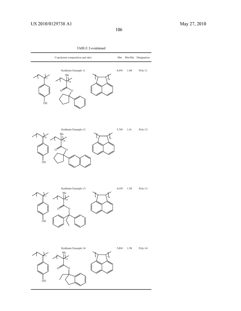 POSITIVE RESIST COMPOSITION AND PATTERING PROCESS - diagram, schematic, and image 107