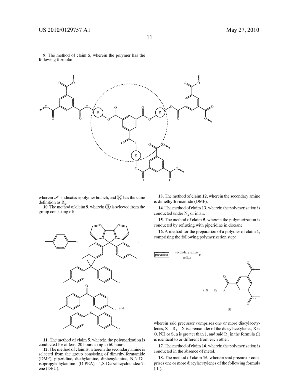 SYNTHESIS OF ACYLARYLENES AND HYPERBRANCHED POLY(ACLARYLENE)S BY METAL-FREE CYCLOTRIMERIZATION OF ALKYNES - diagram, schematic, and image 27