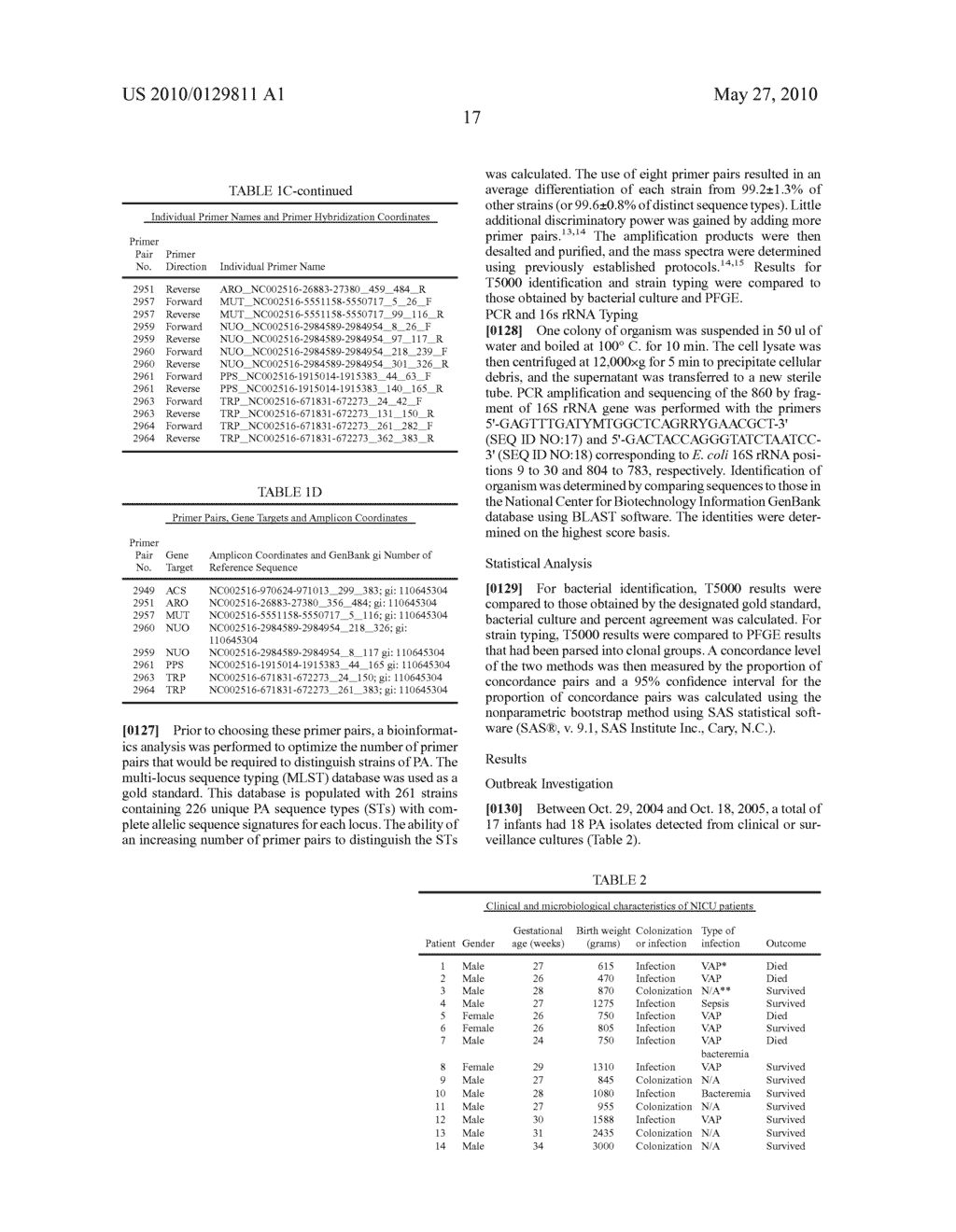 COMPOSITIONS FOR USE IN IDENTIFICATION OF PSEUDOMONAS AERUGINOSA - diagram, schematic, and image 23