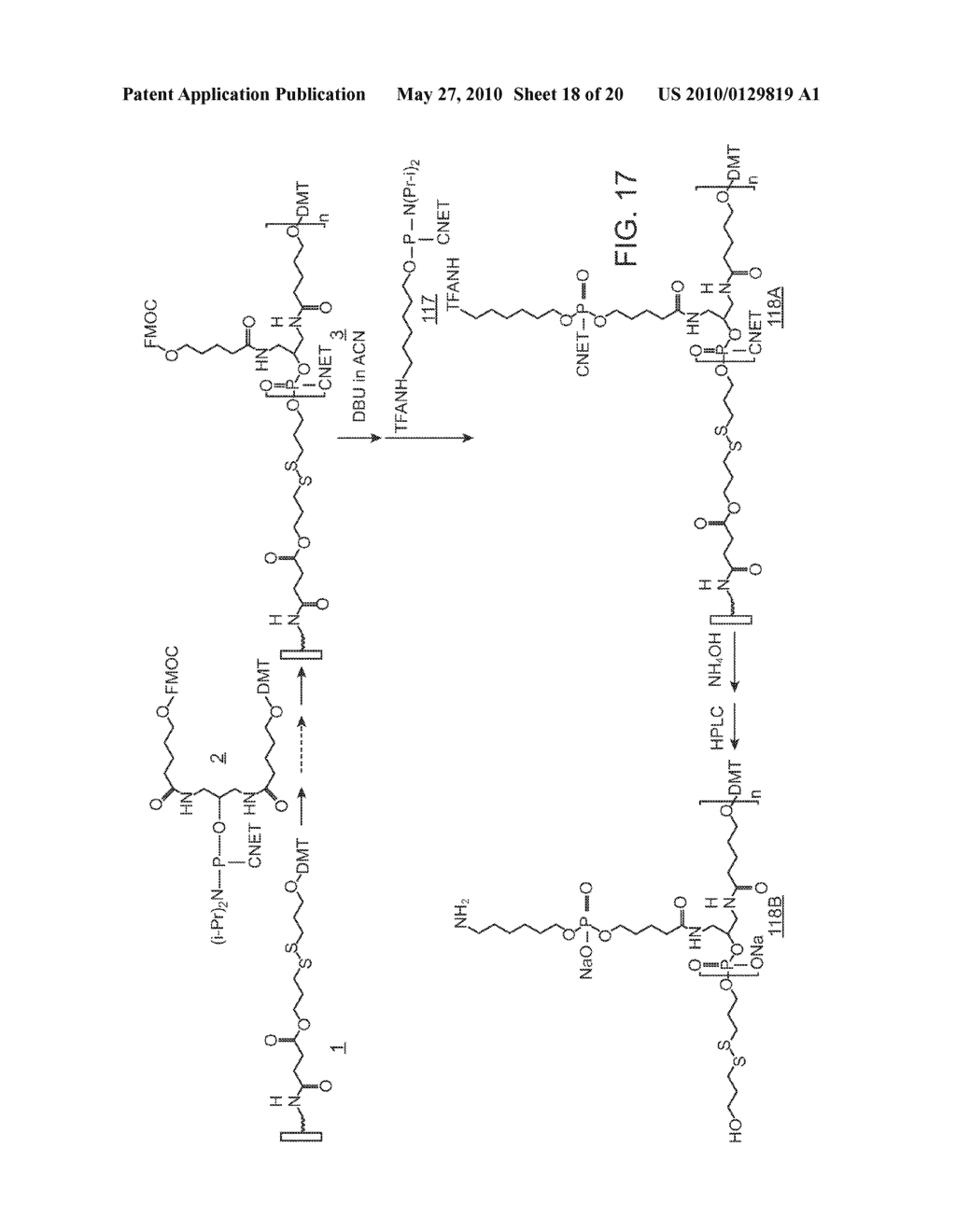 METHODS AND COMPOSITIONS IN PARTICLE-BASED DETECTION OF TARGET MOLECULES USING LINKING MOLECULES - diagram, schematic, and image 19