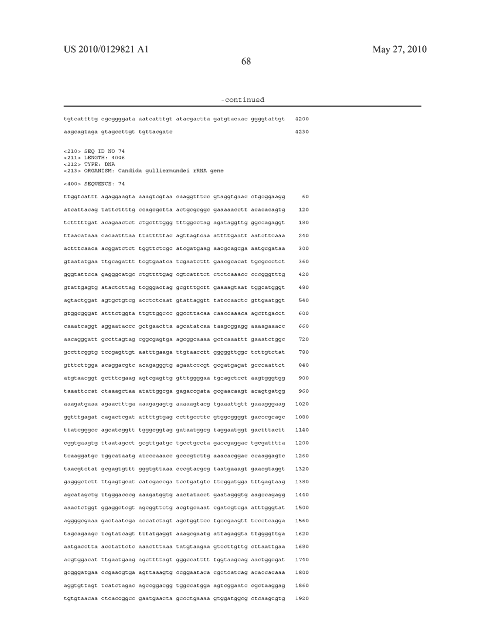 BROAD RANGE PCR-BASED COMPOSITIONS AND METHODS FOR THE DETECTION AND IDENTIFICATION OF FUNGAL PATHOGENS - diagram, schematic, and image 142