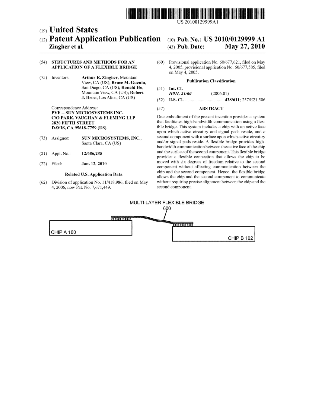 STRUCTURES AND METHODS FOR AN APPLICATION OF A FLEXIBLE BRIDGE - diagram, schematic, and image 01