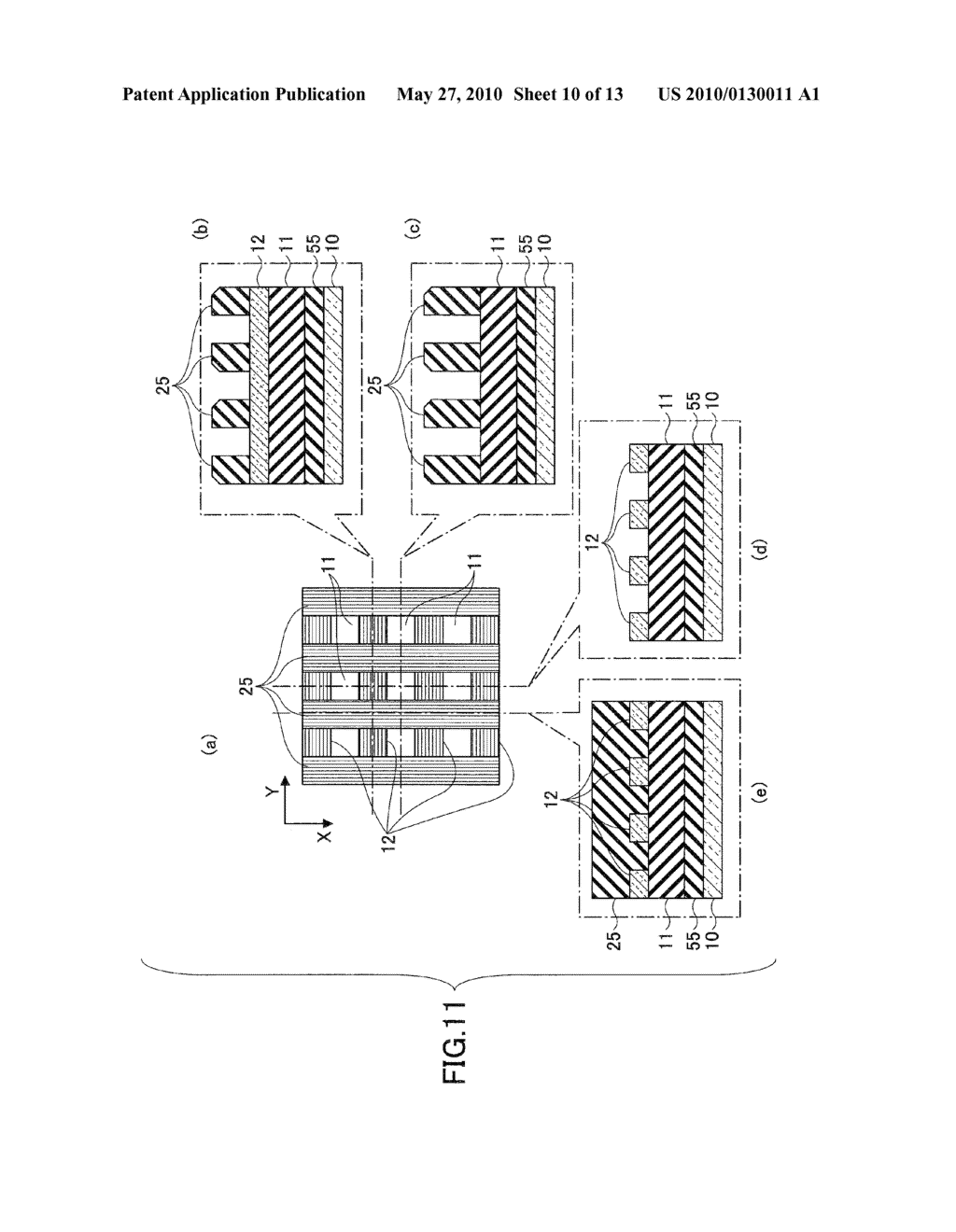 SEMICONDUCTOR DEVICE FABRICATION METHOD - diagram, schematic, and image 11