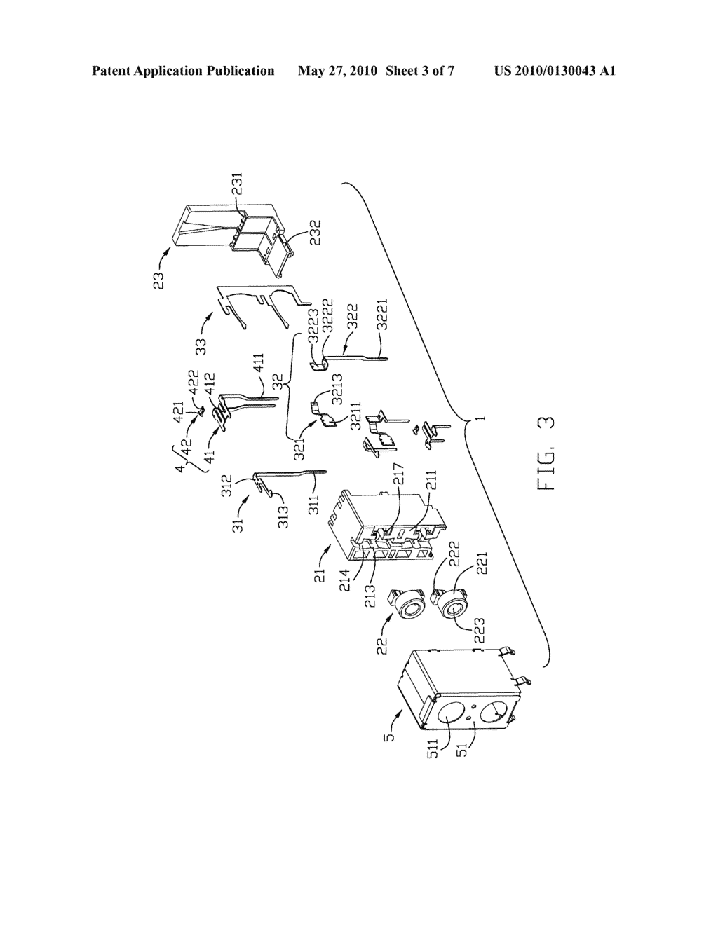 AUDIO JACK HAVING A CONTACT WITH TWO SECTIONS SEPARATED WITH EACH OTHER - diagram, schematic, and image 04